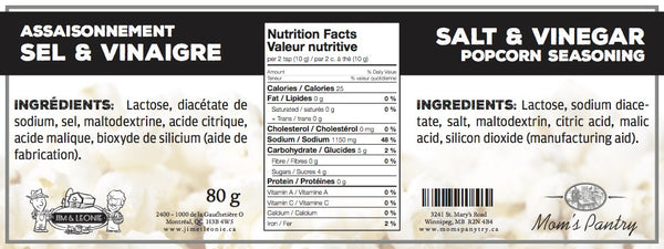 Salt & Vinegar Popcorn Seasoning
