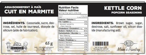 Kettle Corn Popcorn Seasoning